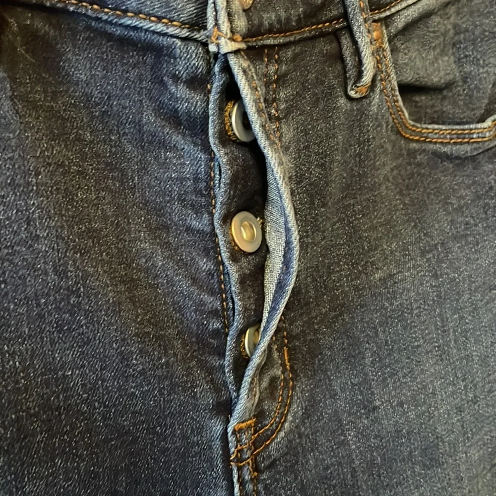 Free People High Waisted Buttonfly Skinny Jeans Size 30.